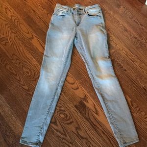 Gray Denim skinny jeans